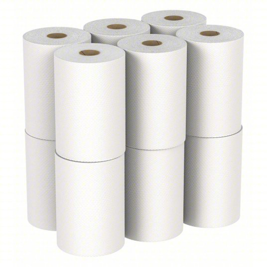 Picture of PAPER TOWEL ROLL- SKILCRAFT(R)- HARDWOUND- WHITE- 350 FT ROLL LENGTH- PK 12