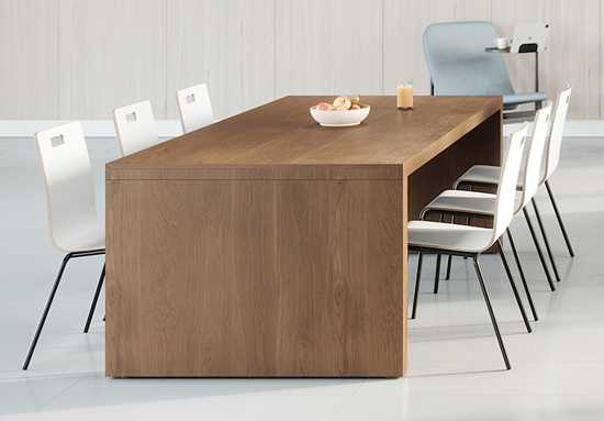 Picture of WOOD STACK CHAIR, WHITE