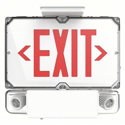 Picture of EXIT SIGN WITH EMERGENCY LIGHTS
