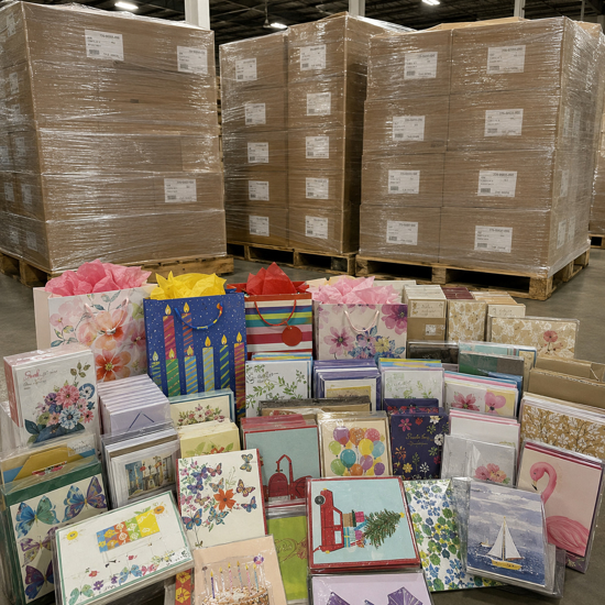 Picture of TRUCKLOAD OF GREETING CARDS AND GIFT BAGS