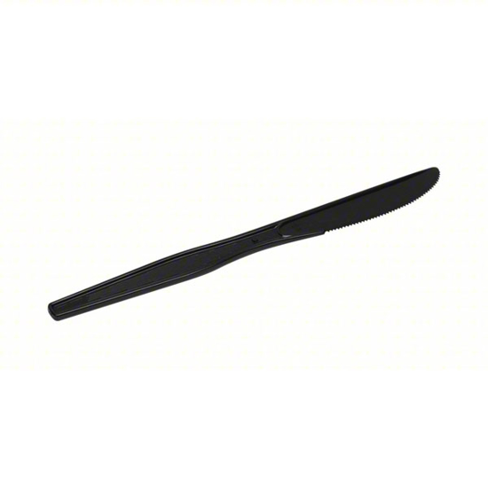 Picture of KNIFE- BLACK- HEAVY WEIGHT- PLASTIC- WRAPPED- PK 1000