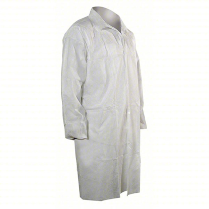 Picture of LAB COATWHITESNAPS2XLPK25