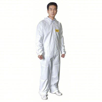 Picture of COLLARED DISPOSABLE COVERALLS- COLLARED COVERALL- PK 6