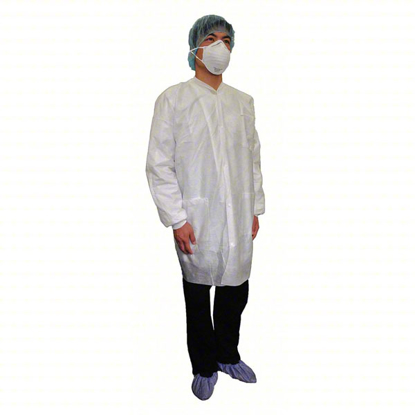 Picture of DISPOSABLE LAB COAT, LARGE
