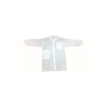 Picture of DISPOSABLE LAB COAT 4XL WHITE PK30