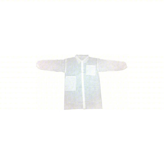 Picture of DISPOSABLE LAB COAT 4XL WHITE PK30