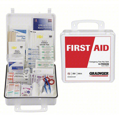 Picture of FIRST AID KIT AND HOUSING: INDUSTRIAL, 10 PEOPLE SERVED