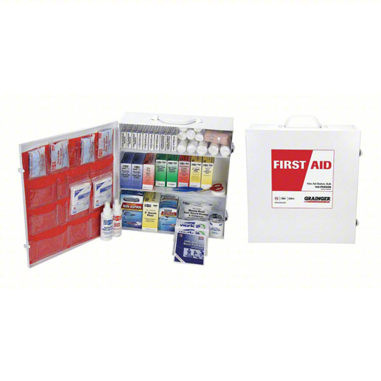 Picture of FIRST AID CABINET- CABINET- METAL- INDUSTRIAL- 100 PEOPLE S