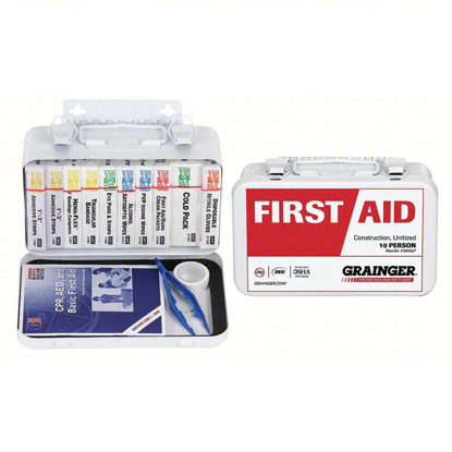 Picture of FIRST AID KIT UNITIZED WHITE 10 PEOPLE