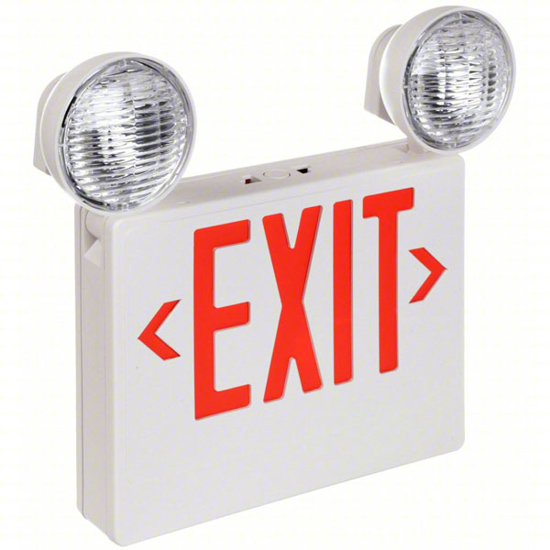 Picture of EXIT SIGN WITH EMERGENCY LIGHTS