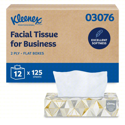 Picture of FACIAL TISSUE, 12 PACKS OF 125 SHEETS