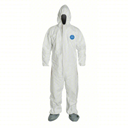 Picture of HOODED DISPOSABLE COVERALLS WITH ELASTIC CUFF- TYVEK(R) 400