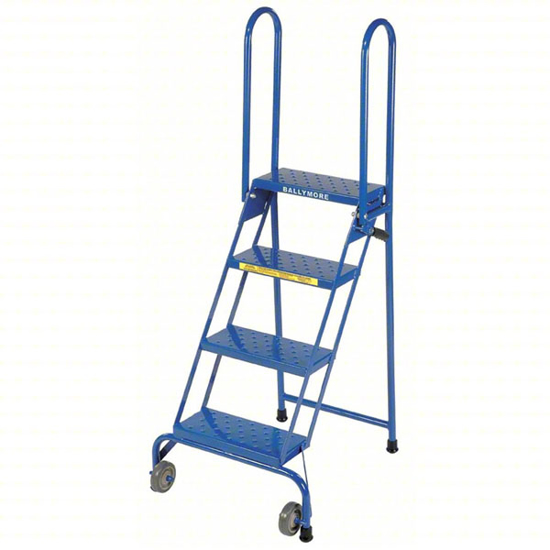 Picture of FOLDING ROLLING LADDERSTEEL40 IN.H