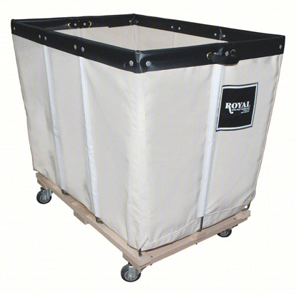 Picture of PERMANENT CANVAS LINER BASKET TRUCK- 26.7 CU FT- WHITE- 48 I