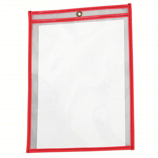 Picture of SHOP TICKET HOLDER- NEON RED- PK15