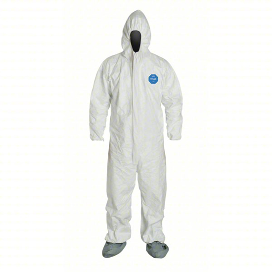 Picture of HOODED DISPOSABLE COVERALLS