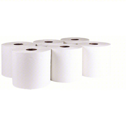 Picture of WHITE HARDWOUND ROLL TOWELS
