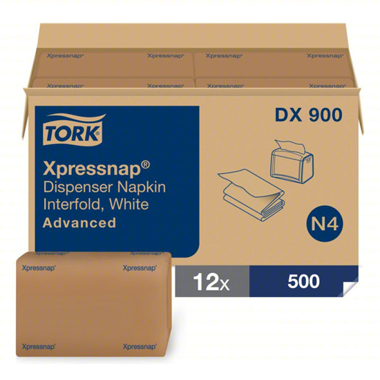 Picture of DISPOSABLE NAPKINS, 12 PACKS OF 500